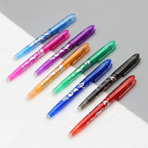 ชุดปากกาเจลสีลบได้ 8 สี 12 ด้าม บรรจุกล่อง อุปกรณ์สำนักงาน หัวปากกา 0.5 มม. หมึกหลายสี - Product Image 1