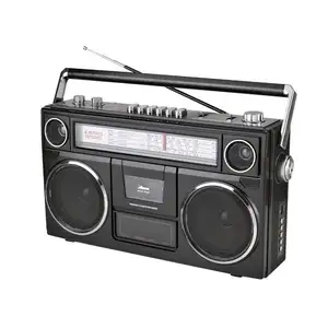 Fabrieksprijs 2024 Retro Grote Boombox Am Fm Sw1-2 Radiorecorder Dek Turneable Platenspeler Met Cassetterecorder