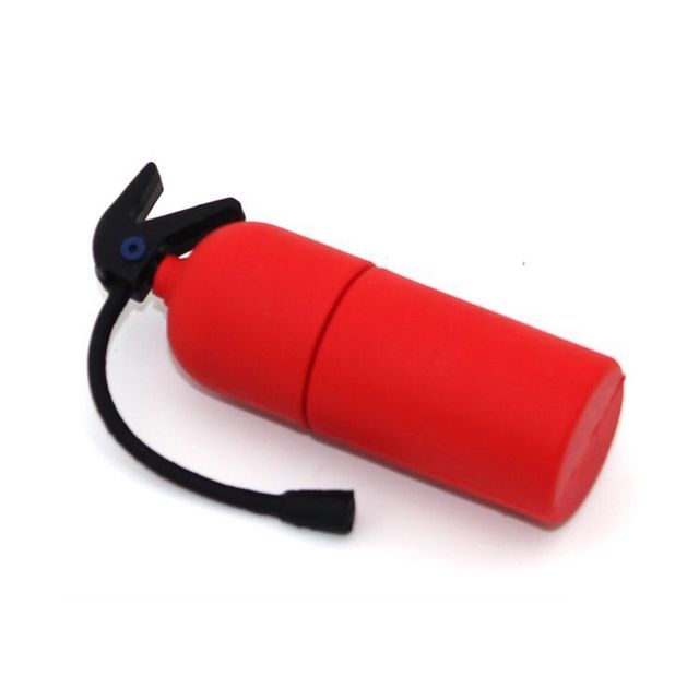 Pendrive PVC USB Flash Drive with Custom Logo Cartoon Pen in Fire Extinguisher Shape USB Flash Drive 3.0/2.0 Interfaces