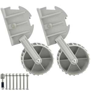 ISURE Boat <b>Wheel</b> Plastic Marine Hardware Fitting for Kayak Canoe <b>Replacement</b> Repair Use - Product Image 4