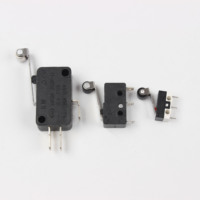 Micro-interrupteur à bouton SPST/SPDT NO NC 5A 10A 250V sans levier, mini-interrupteur miniature avec borne de soudure/PCB