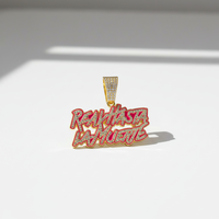 YJ10-6979 Nouveau collier pour homme de style hip-hop européen et américain, avec pendentif lettre anglaise personnalisé