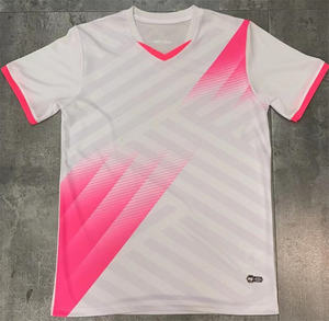 Maglia da <span class=keywords><strong>Calcio</strong></span> Personalizzata in Poliestere con Stampa a Trasferimento Termico, Stile <span class=keywords><strong>Top</strong></span>, Uniforme da Allenamento per Uomo, Estiva, ad Asciugatura Rapida, Traspirante, con Scollo a V - Product Image 5