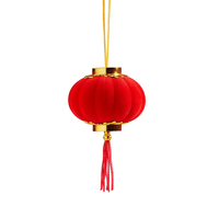 Rote chinesische Laternen Neujahr dekorative Hochzeits feier hängen Mini Lucky Hanging Lantern für Chinese Spring Festival 3cm