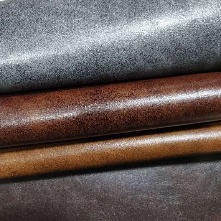 Waterproof Suede Synthetic Microfiber Sofa Leather Fabric for Furniture Leather Embossed Bronzing Fabric for Sofa Cover