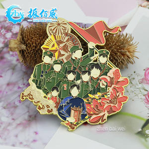 Distintivo Commemorativo Personalizzato con <span class=keywords><strong>Nome</strong></span> Cinese, Foto di Famiglia, Alta Qualità, Metallo 3D con Smalto Morbido - Product Image 3