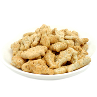 OEM ODM LUSCIOUS Hoge Proteïne Knapperige Zalm & Kabeljauw Rawhide Biscuits voor Katten - Spijsvertering & Huidgezondheid 18 Maanden Houdbaarheid