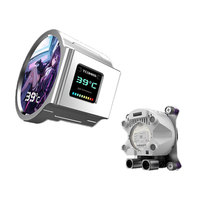 Refroidisseur de processeur tout-en-un TCOMAS LX800 PRO ARGB à refroidissement liquide 360° avec contrôle de vitesse PWM LED, dissipateur thermique en cuivre et aluminium, boîtier d'ordinateur en boîte