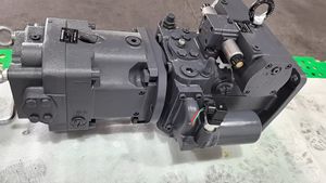 משאבת בוכנה a4vg a4vg140 משאבה הידראולית a4vg175 a4vg180 a4vg250 סדרה a4vg180ep2d1/32r-ntd02f691lh-s + a11v0d12n00/10r-nsd12n00/10r-nsd12n00 - Product Image 4