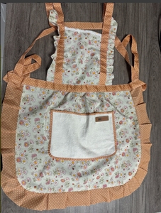 Tabliers floraux pour femmes avec poche, tabliers de cuisine doux pour femmes, tabliers de chef pour la cuisine et le jardinage, tablier en coton avec sangle réglable - Product Image 6