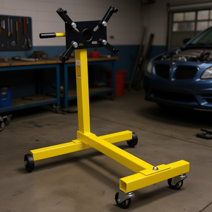 Support moteur Coyote, capacité 1000 lb, acier, rotatif, pour réparation de carrosserie et utilisation avec palan moteur - Product Image 2