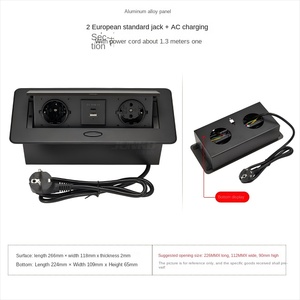 Puissance Rj45 rj11 usb prise pop up prise de bureau prises cachées Table 220v Pop up prise de Table élévatrice cachée - Product Image 6