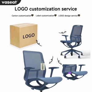 Silla de oficina de malla azul Premium, cómoda silla ejecutiva giratoria para visitantes, modelos de diseño moderno, muebles de oficina pequeños al por mayor - Product Image 6