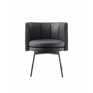 现代风格皮革口音沙发扶手椅家具休息室客厅现代