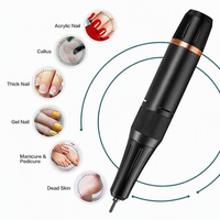2026 CM.NAIL S506 Ponceuse à ongles 35000 tr/min, Kit de ponceuse à ongles USB haute vitesse avec fonctions avant et arrière