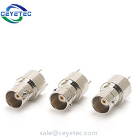 BNC 75ohm RF Coaxial PCB Soudure BNC Connecteur Femelle