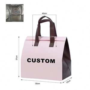 Bolsa Térmica Grande Personalizada Yiran con Logotipo, Aislada, de Tela No Tejida, con Lámina de Aluminio Ripstop - Linda Bolsa para el Almuerzo - Product Image 1