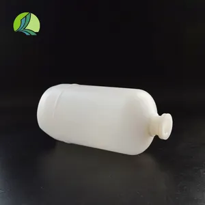 Fornecer frasco de vacina de plástico branco de 500ml para uso em laboratório, frasco de medicina veterinária estéril de alta qualidade