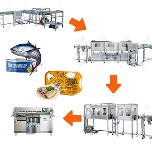 Leadworld Machine automatique de nettoyage de thon sardine poisson de haute qualité Équipement de traitement Ligne de production de poisson en conserve fabriquée en Chine