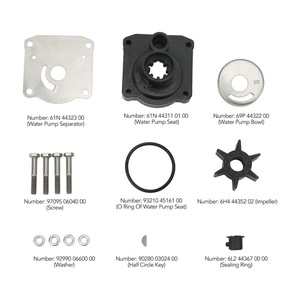Ensemble de pompe à eau pour moteur hors-bord Yamaha 61N-W0078-00/0A pour pièces de rechange 25-30 Hp - Product Image 2