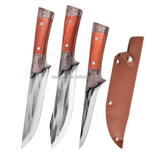 Couteau à viande en acier inoxydable, accessoires de cuisine portables, outils pour le camping en plein air, couteau de boucher pour le désossage et le découpage de la viande - Product Image 6