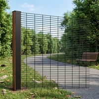 Clôture de sécurité en maille 358 anti-coupure et anti-escalade pour systèmes de clôture périmétrique de prisons et d'aéroports