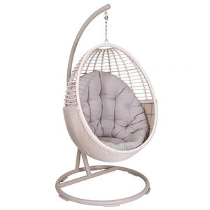 Chaise suspendue en forme de <span class=keywords><strong>nid</strong></span> d'oiseau, balançoire suspendue d'extérieur, panier en rotin, chaise à bascule, berceau paresseux, mobilier de balcon, patio en plein air - Product Image 4