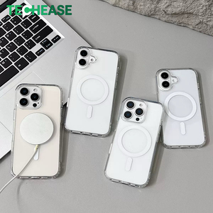 Étui de téléphone de luxe antichoc en TPU+PC avec recharge magnétique sans fil pour 17 16 15 14 13 <span class=keywords><strong>12</strong></span> <span class=keywords><strong>Mini</strong></span> 11 Pro Max - Product Image 2