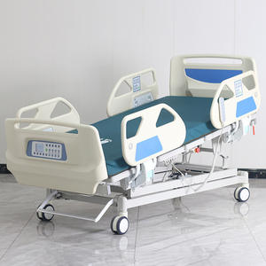 Precio de cama de UCI para Hospital Hi Low Cama de Hospital 5 Funciones Meidcal Cama de Hospital Unidad de Cuidados Intensivos para Pacientes Precio de Muebles - Product Image 1