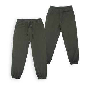 Pantalon mince en coton de haute qualité pour hommes à la mode taille mi-haute taille élastique devant plat avec poche de loisirs de voyage grande taille ventes directes - Product Image 1