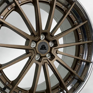 Jantes de course SenYao Custom Forged 6061-T6 bronze brossé poli, 2 pièces, 18-22 pouces, 5x100 5x112 5x114.3 5x120 - Product Image 4