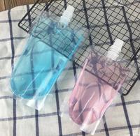 Pochettes souples transparentes à bec verseur de qualité alimentaire à prix abordable, 100 ml, 200 ml, 500 ml, pour l'emballage de jus de fruits et d'eau