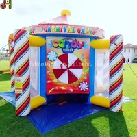 Jeux gonflables de carnaval Jeux gonflables de sport de cabine de carnaval pour la partie