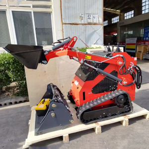 لوادر توجيه انزلاقية صغيرة بمحرك ديزل متعدد مفصلي من الصين مع مرفقات - Product Image 1