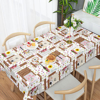 Rouleau de nappe en PVC OEM, housse en tissu vinyle durable, nappe en plastique pour salle à manger, événements extérieurs, décoration, technique non tissée