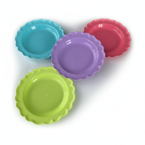 CASAMAX WL AA-0466-1 Platos de Plástico Duraderos de Colores para Fiestas y Eventos Vajilla de Fiesta Económica - Product Image 2