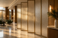 Verre Décoratif Dépoli pour la Protection de la Vie Privée et Finition Translucide pour Vitrine de Boutique de Luxe