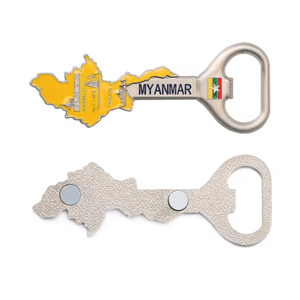 Abridor de botellas de cerveza de recuerdo turístico al por mayor personalizado imanes creativos para nevera Imanes de nevera de recuerdo - Product Image 2