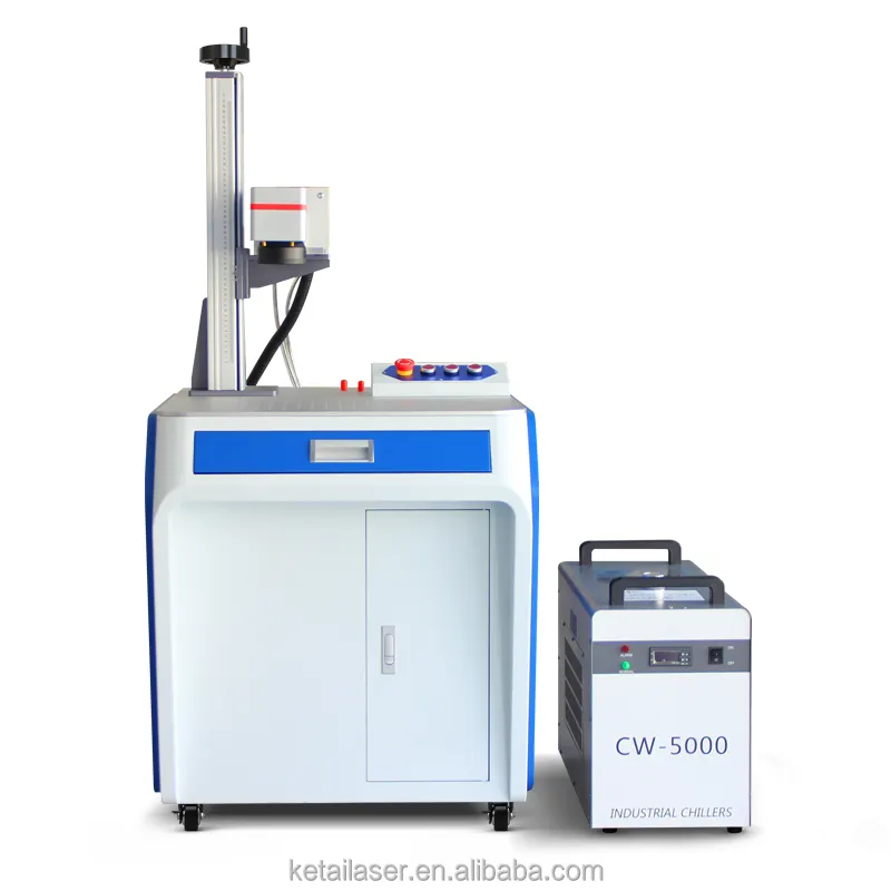 Machine laser portable KT Machine de gravure laser rotative à petit anneau UV Machine de marquage laser UV à vendre