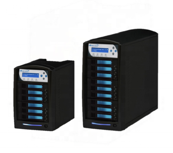 Vinpower Standalone Hard Drive Duplicator HDD SSD Compatible 128MB Buffer 75MB/s Read/Write 5/8 Targets Smart Copy Auto Counter