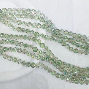 Toptan moda cam tohum boncuk cam DIY terzi aksesuarları için delik ile kırpma - Product Image 2