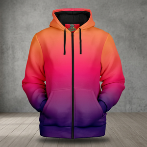 Sweat à capuche en polaire GLOBAL LEATHER pour homme, style streetwear décontracté, en spandex et polyester, impression par sublimation personnalisée, anti-rétrécissement, multicolore - Product Image 2