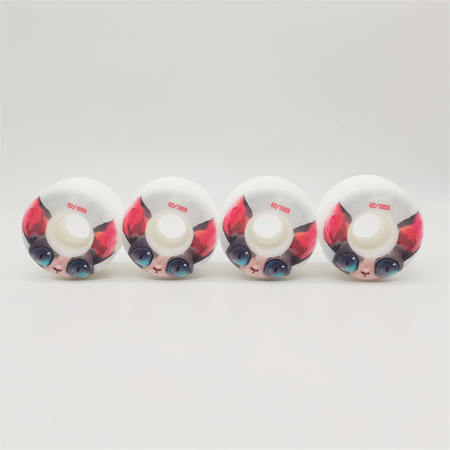 Wholesale Brand Custom Durable 52mm 102a Skate Skateboard Wheel With Conical Shape for Skateboard