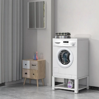 Kit de superposition manuel de qualité hôtelière pour sèche-linge et lave-linge, base en acier peu encombrante, pièces d'appareil de buanderie