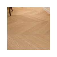 Parquet en bois d'ingénierie en forme d'arête de poisson, motif personnalisé, vente en gros, parquet massif composite pour intérieur