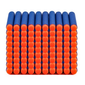 Confezione da 100 pezzi 7.2*1.3cm pistola ad aria compressa eva soft refill <span class=keywords><strong>ventosa</strong></span> foam dart bullet per bambini - Product Image 3