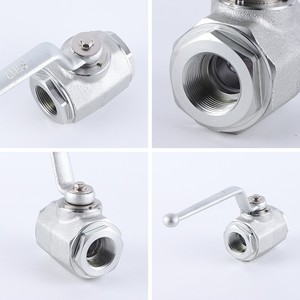 วาล์วบอลไฮดรอลิก Taixin Hydraulics KHM เกลียว G1 1/4 นิ้ว สแตนเลส ทนแรงดันสูง สำหรับระบบไฮดรอลิก - Product Image 3