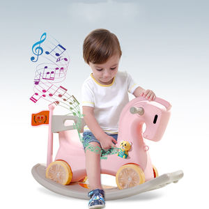 <span class=keywords><strong>Cheval</strong></span> à bascule en plastique pour enfants, <span class=keywords><strong>cheval</strong></span> pour enfants, jouet d'intérieur, offre spéciale, cadeau - Product Image 4