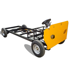 Remolque Eléctrico de Carga Fz, Plataforma de Acero de Cuatro Ruedas, Vehículo de Transporte Industrial Personalizable - Product Image 5