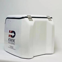 FRP GRP fibra de vidrio compuesto plástico aislamiento KFC caja de entrega de alimentos en la motocicleta